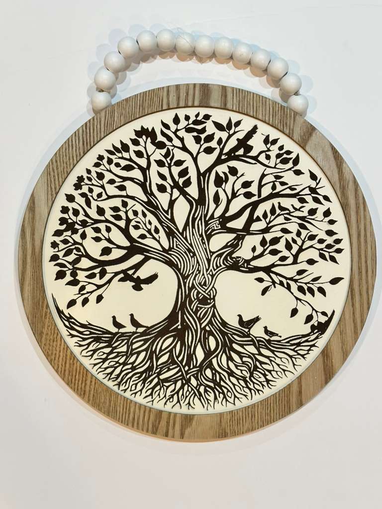 Tree of Life laser engraved plaque